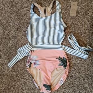 Albion Island Fever One Piece Swimsuit Size S